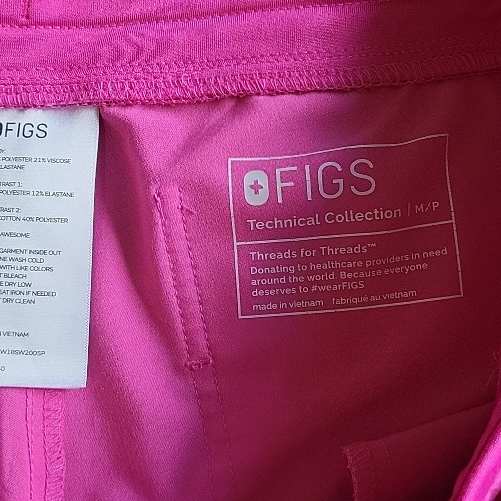 Figs zamora jogger scrub bottoms orchid pink - Picture 3 of 4